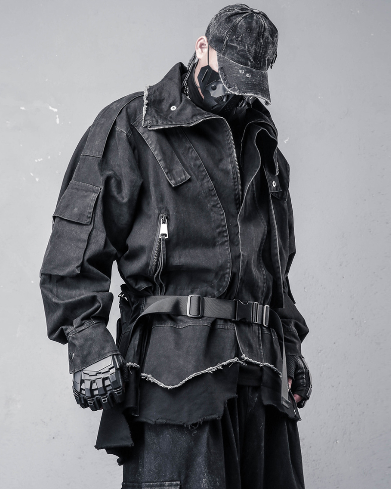Heavyweight Fake Two-Piece Cargo Jacket