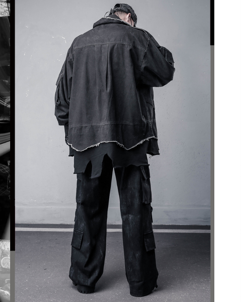 Heavyweight Fake Two-Piece Cargo Jacket