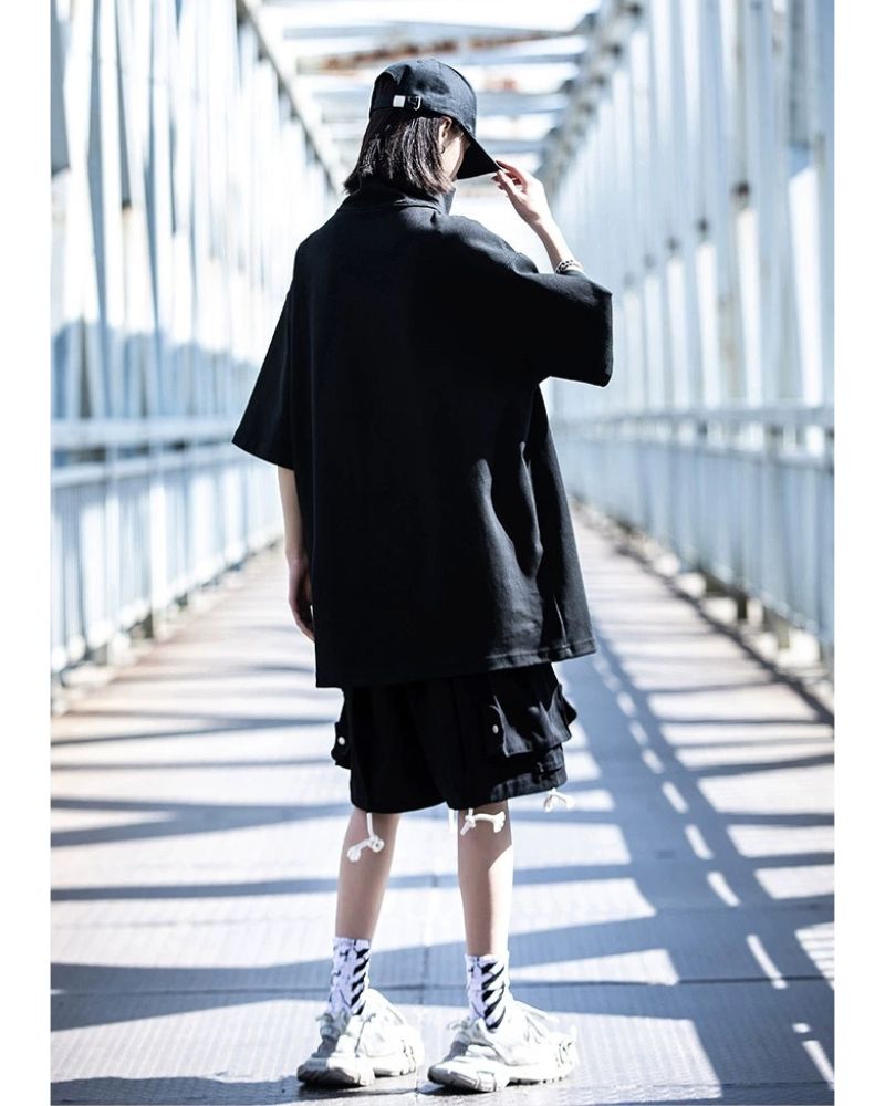 High Neck Unisex T-Shirt
