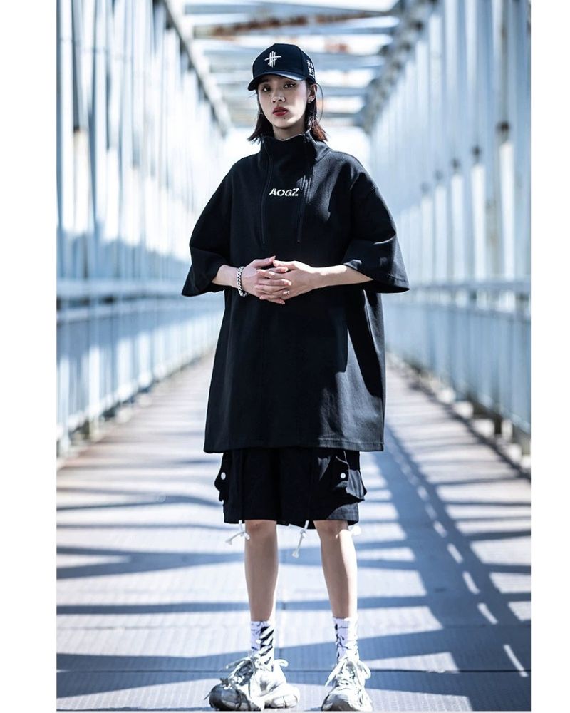 High Neck Unisex T-Shirt