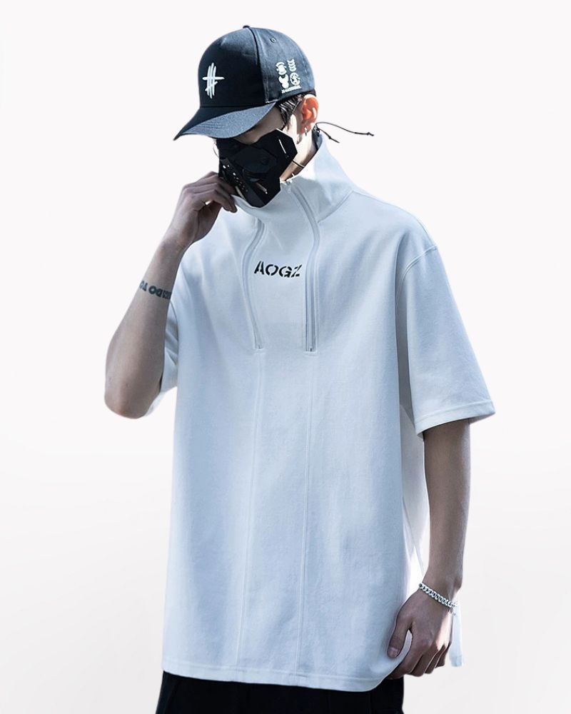 High Neck Unisex T-Shirt