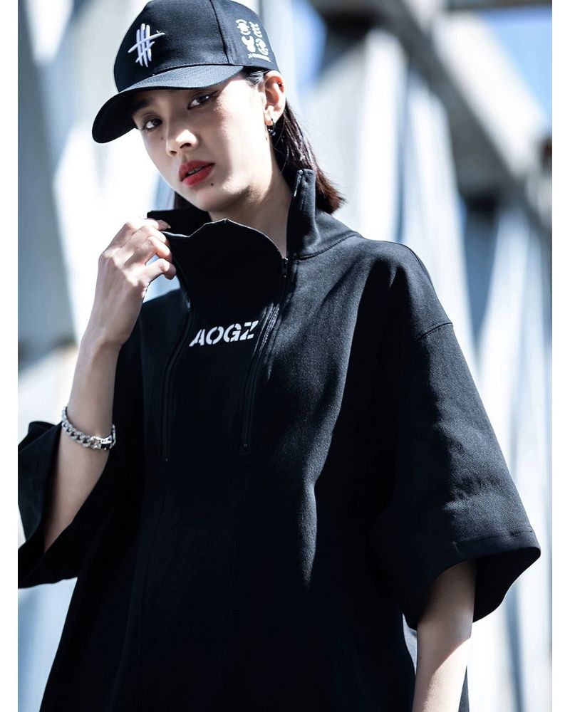 High Neck Unisex T-Shirt