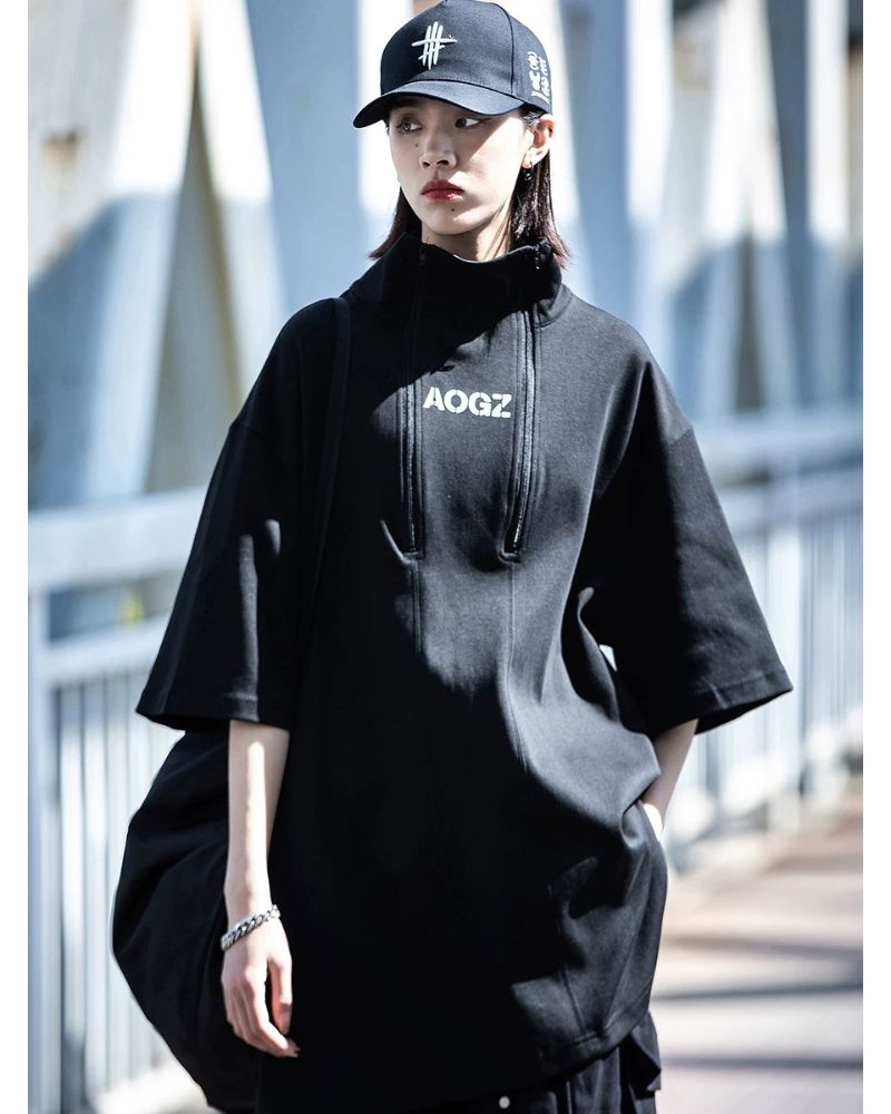 High Neck Unisex T-Shirt