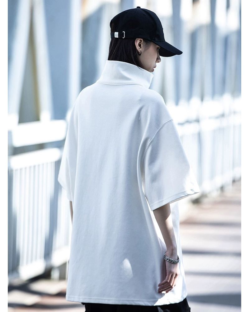 High Neck Unisex T-Shirt