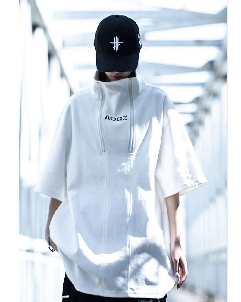 High Neck Unisex T-Shirt