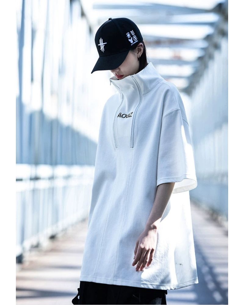 High Neck Unisex T-Shirt