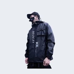 Techwear Jacket With Hood