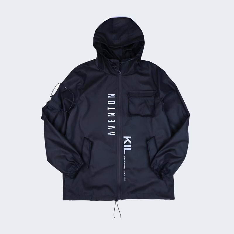 Techwear Jacket With Hood