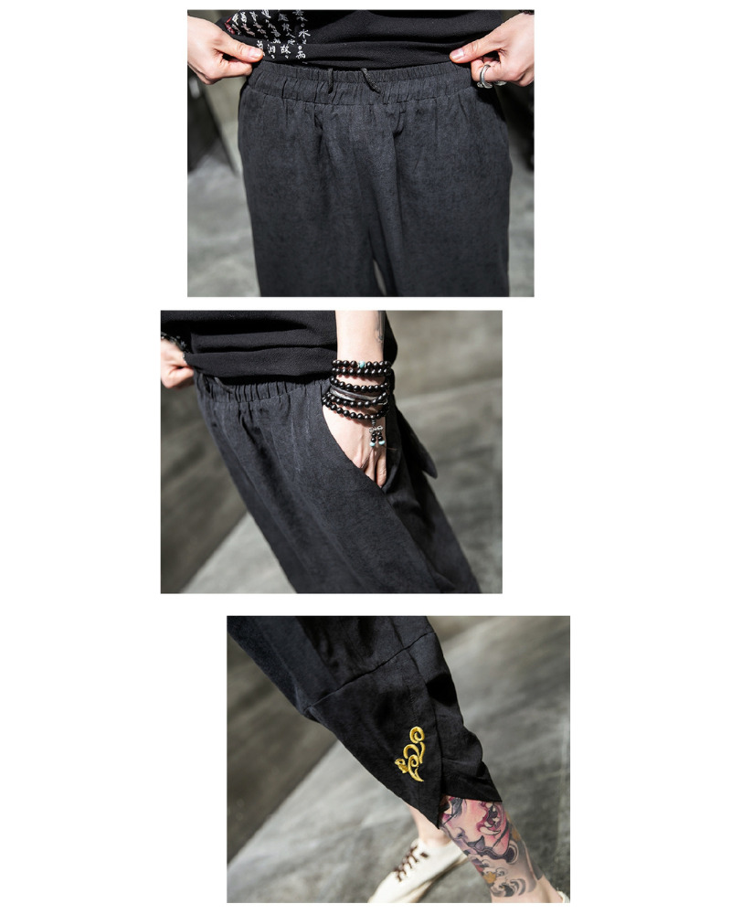 Japanese Crop Hakama Pants