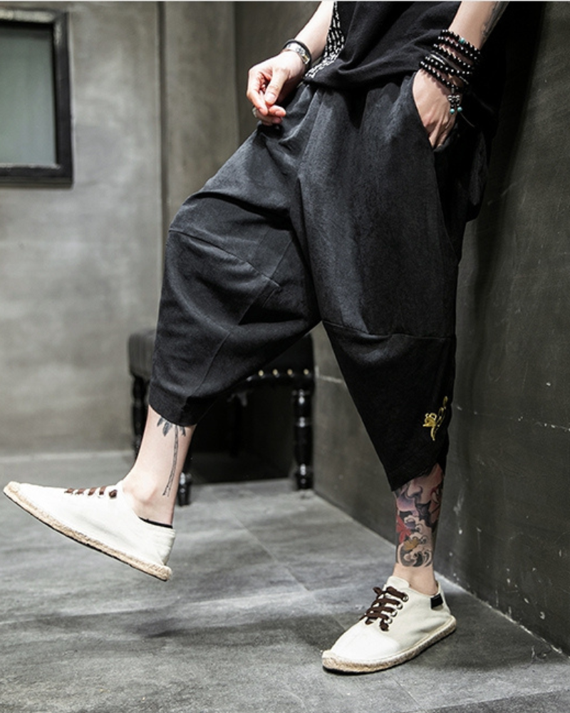 Japanese Crop Hakama Pants