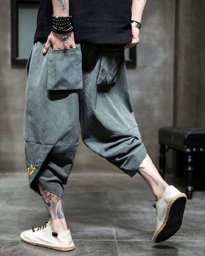 Japanese Crop Hakama Pants