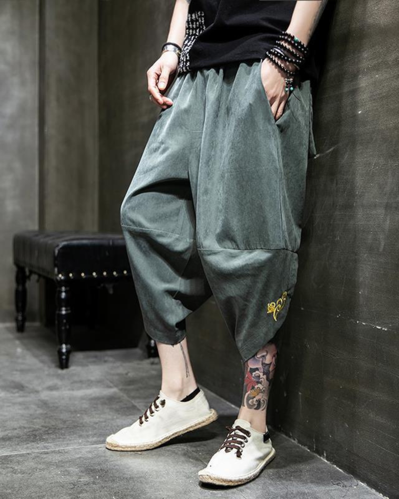 Japanese Crop Hakama Pants
