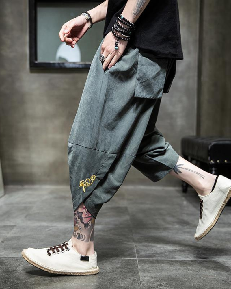 Japanese Crop Hakama Pants