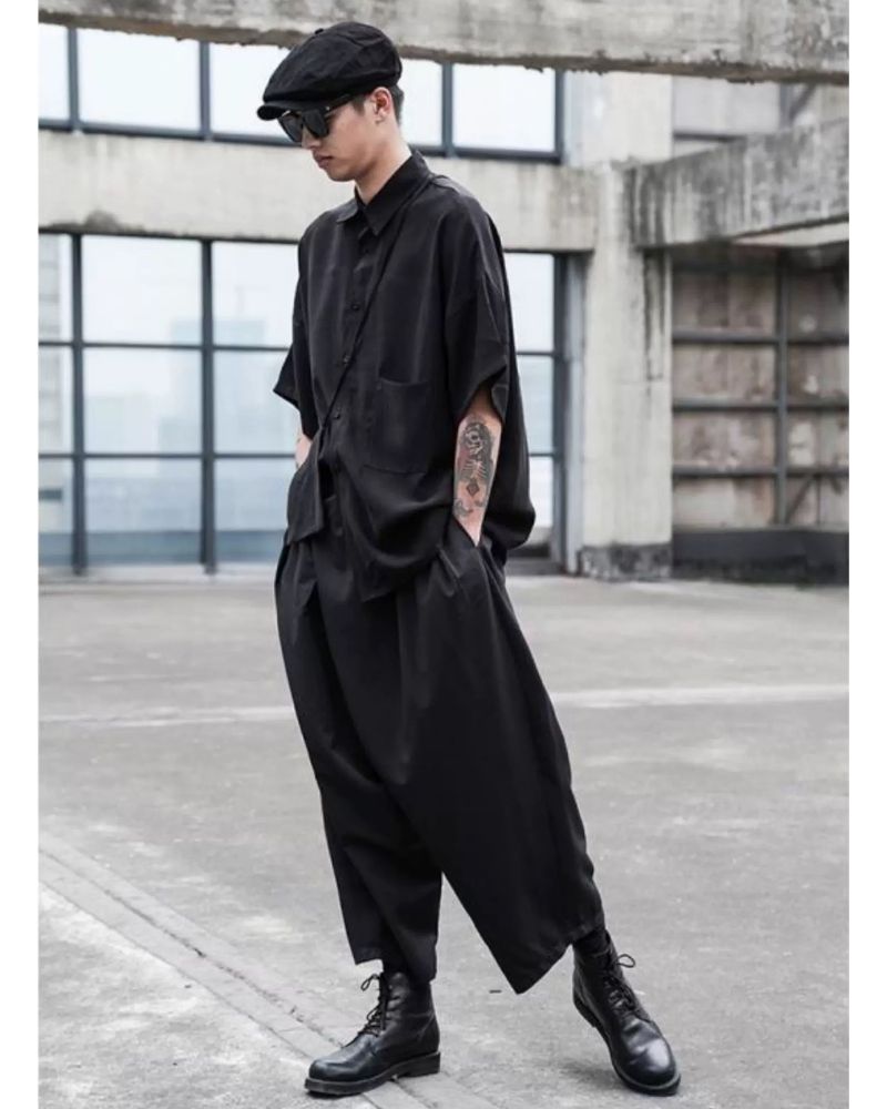 Japanese High Waist Pants