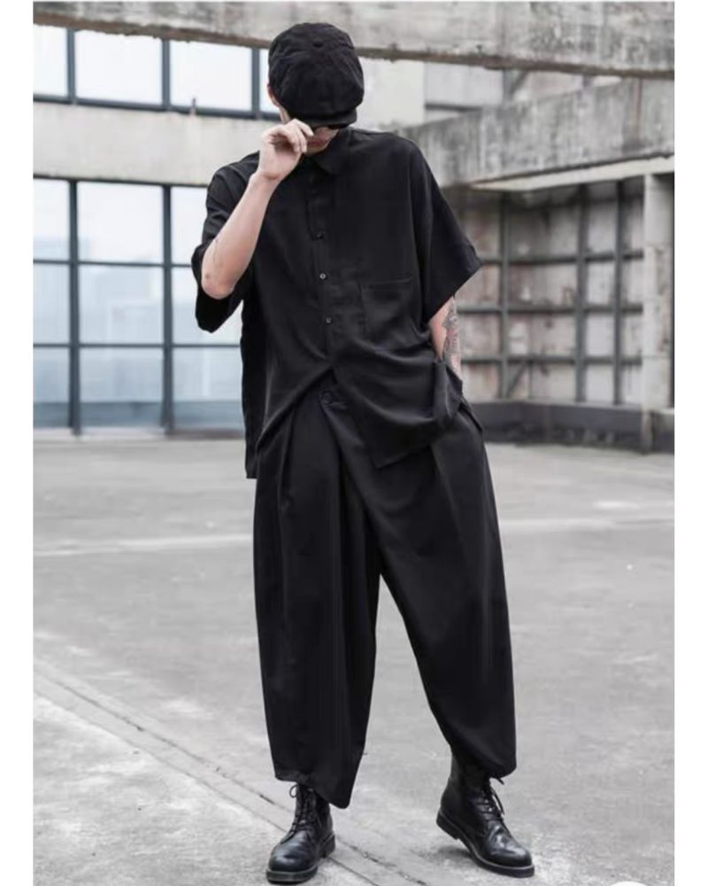 Japanese High Waist Pants