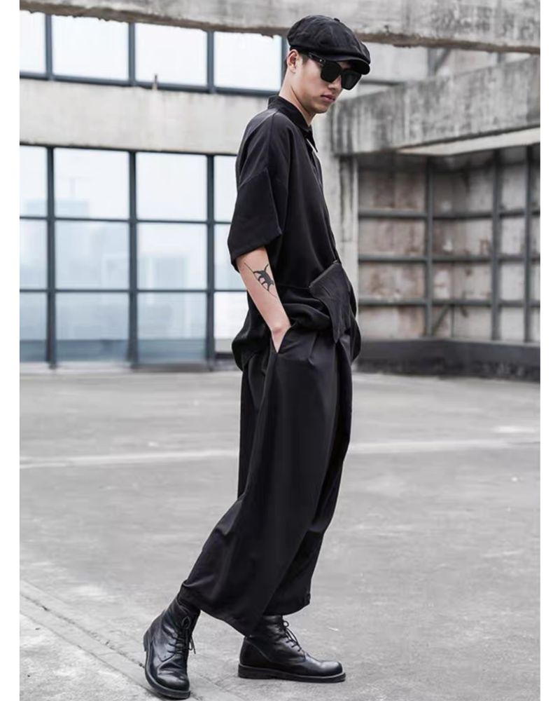 Japanese High Waist Pants