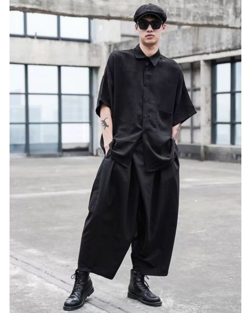 Japanese High Waist Pants