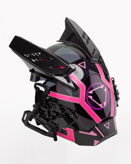 LED Cyberpunk Helmet Mask