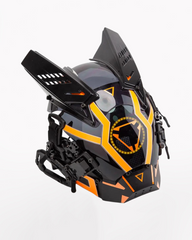 LED Cyberpunk Helmet Mask