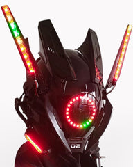 LED Cyberpunk Helmet Mask