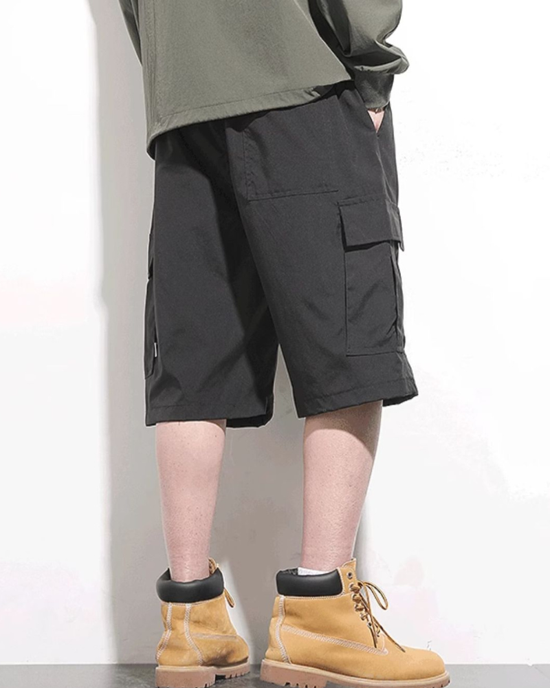Men's Summer Ice Silk Cargo Shorts