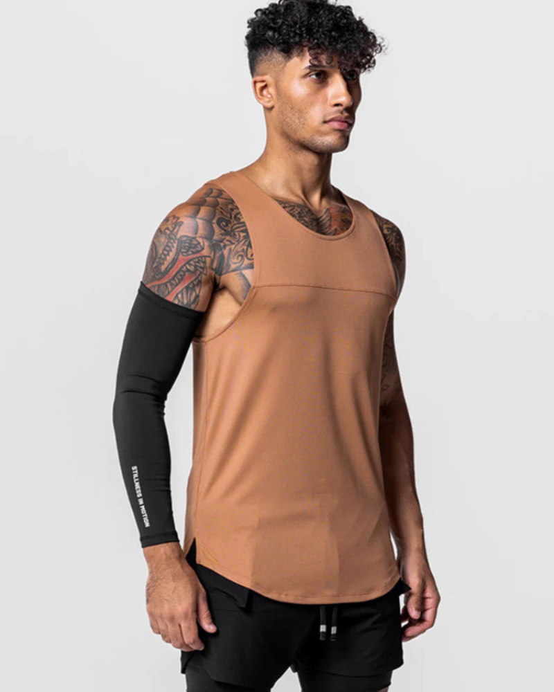 Base Layers Mens Sleeveless T-Shirt | Muscle Shirt