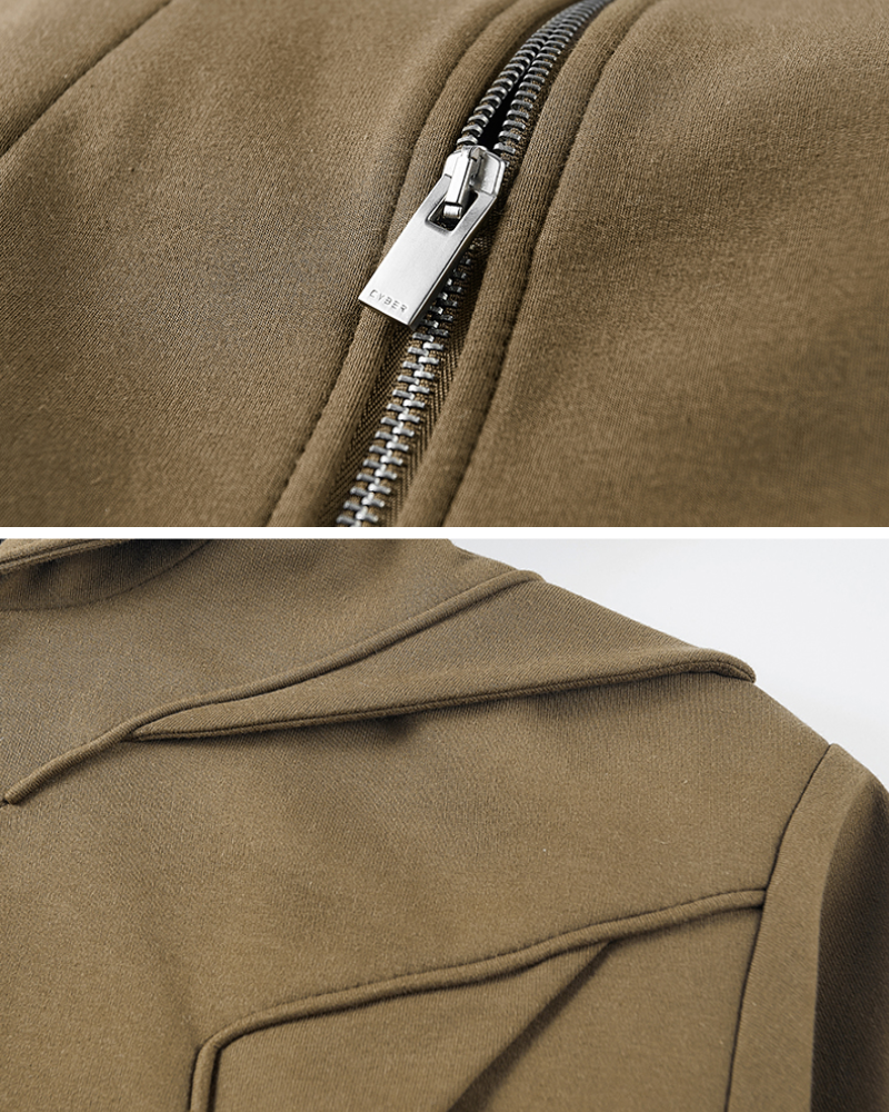Multilayer Tactical Zip-up Hoodie