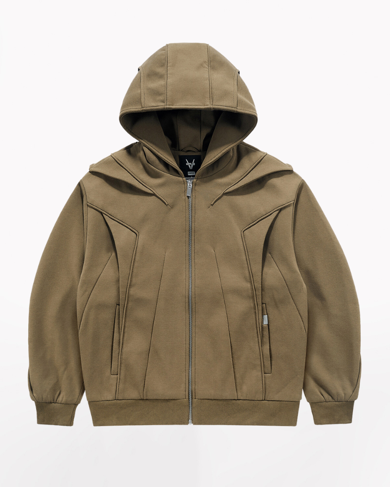 Multilayer Tactical Zip-up Hoodie