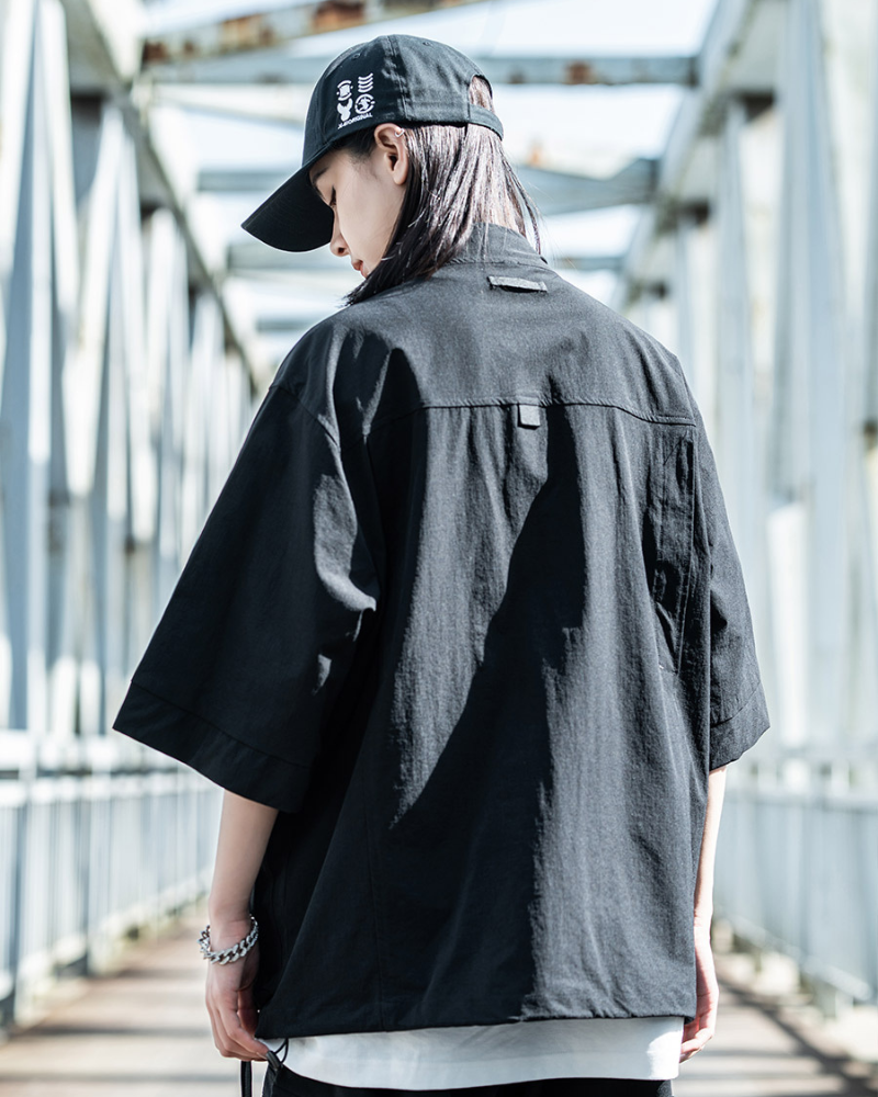 Ninja Unisex Kimono Hooded Jacket