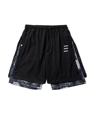 Patchwork Men Cargo Shorts