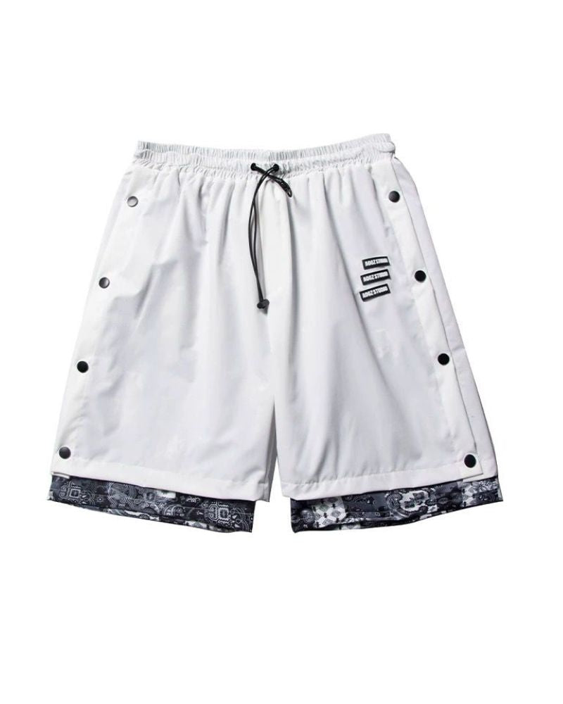 Patchwork Men Cargo Shorts