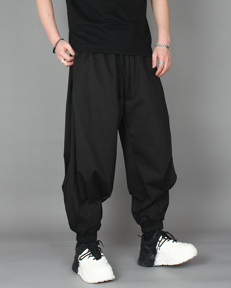 Plaid Harem Hakama Pants