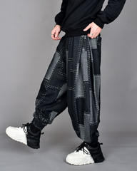 Plaid Harem Hakama Pants