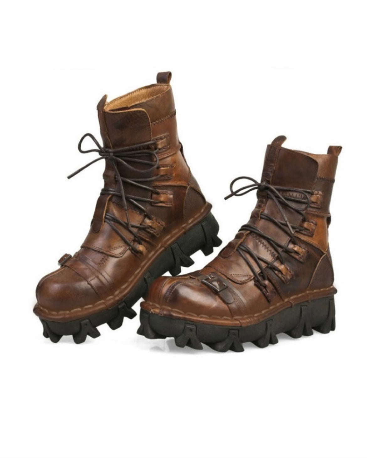 Punk Style Unisex Motorcycle Riding Boots
