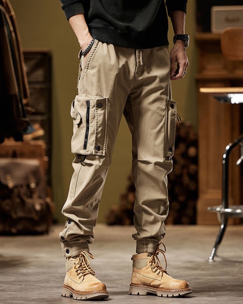 Side Pockets Cargo Pants