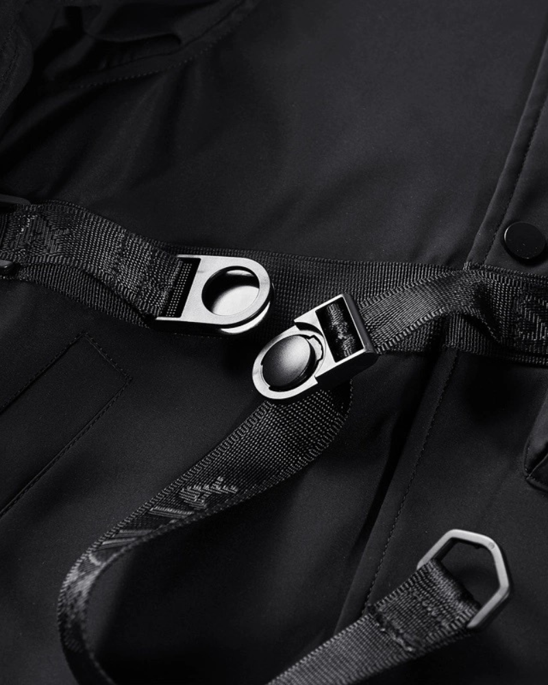 Skull Black Bomber Cyberpunk Jacket