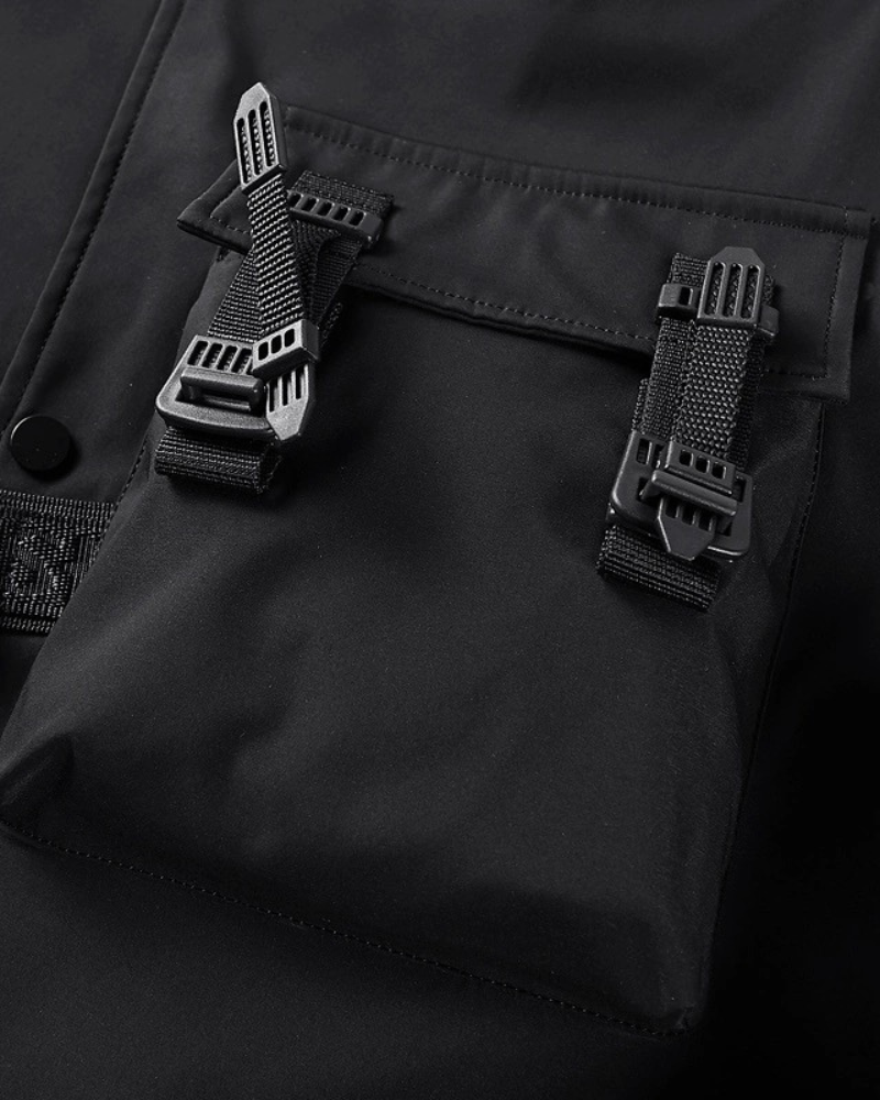 Skull Black Bomber Cyberpunk Jacket