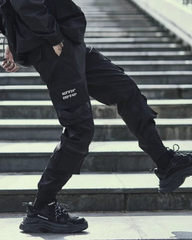 Slim Black Cargo Pants