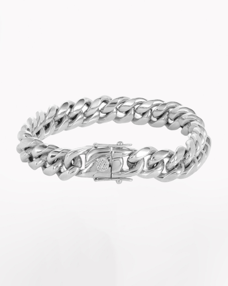 Hip Hop Jewelry Stainless Steel Cuban Link Bracelet