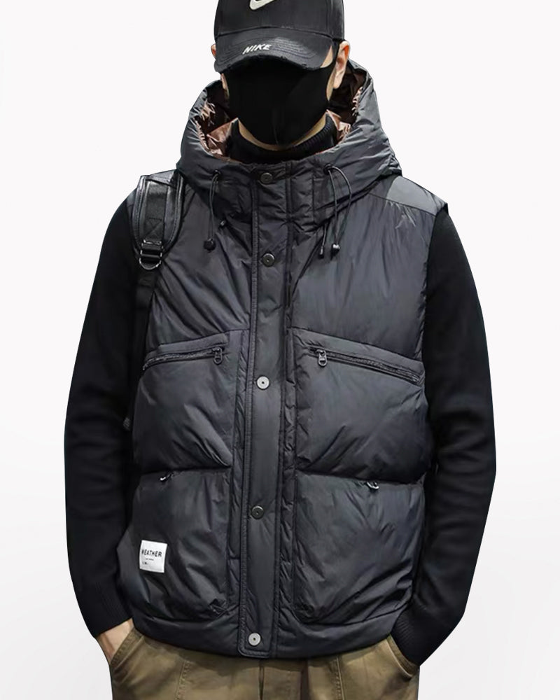 Stand Collar Winter Vest