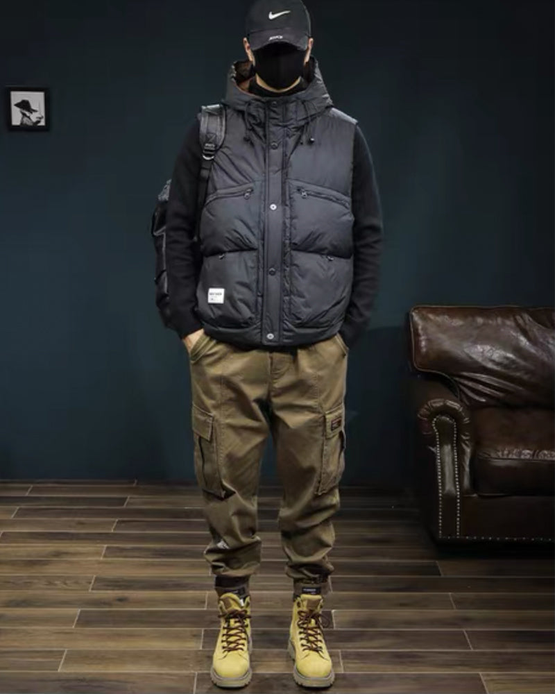 Stand Collar Winter Vest