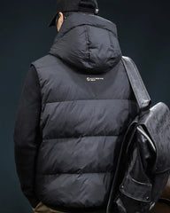Stand Collar Winter Vest