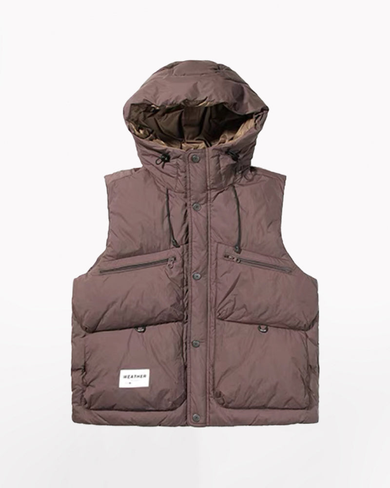 Stand Collar Winter Vest