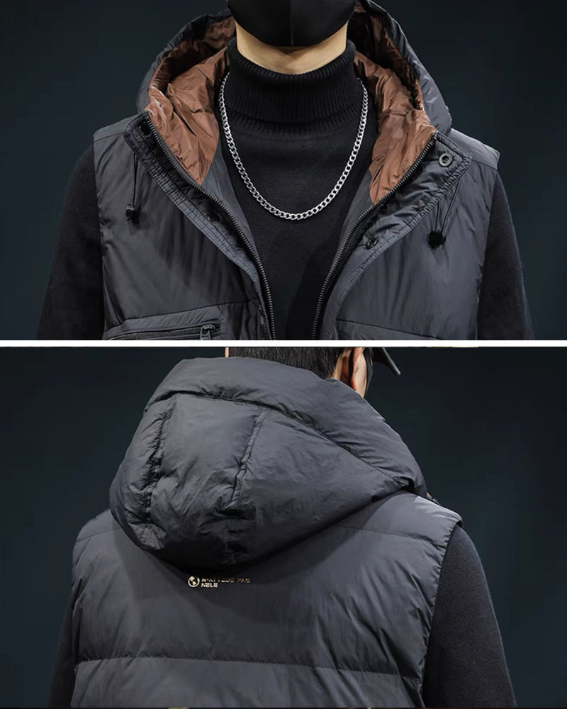 Stand Collar Winter Vest
