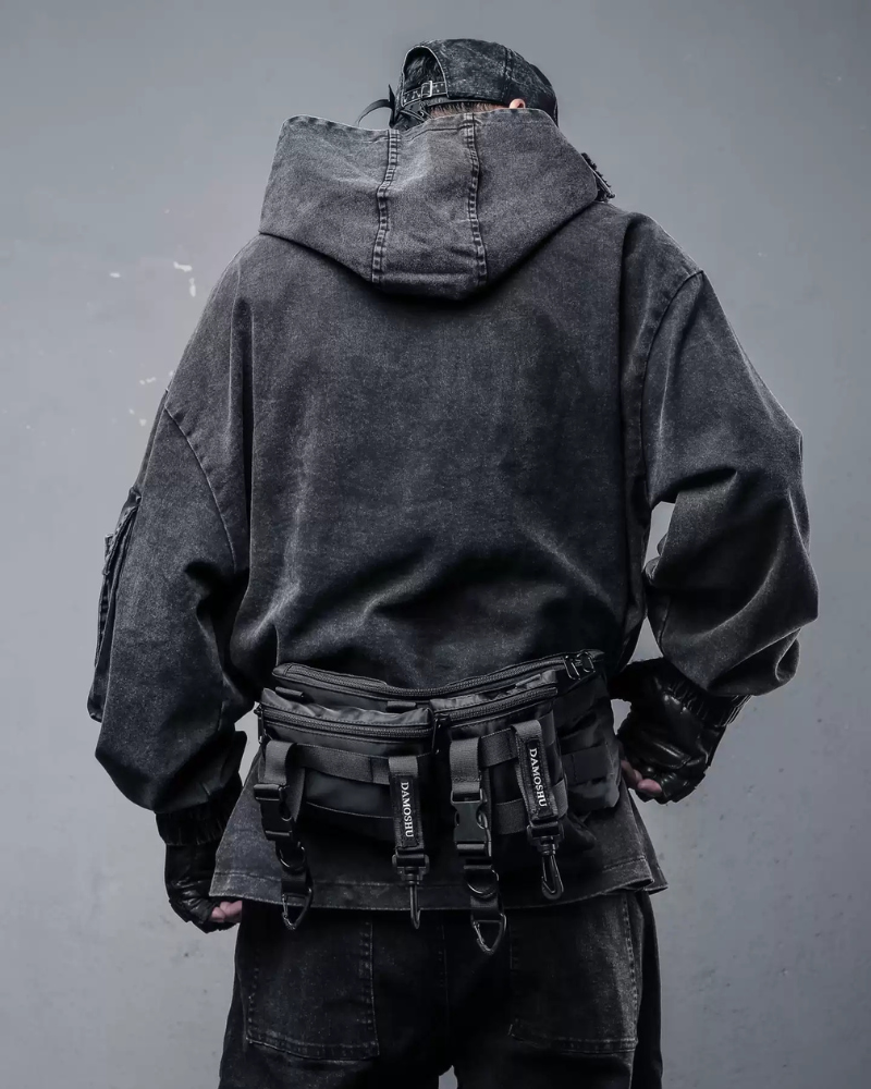 Street Men's Washed Cross Hoodie