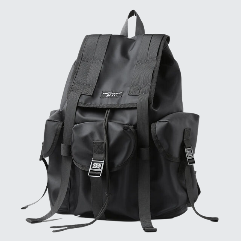 Black Techwear Backpack