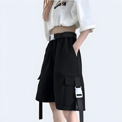 Detachable Buckle Pants