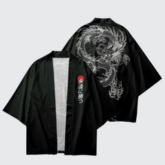 Dragon Kimono White
