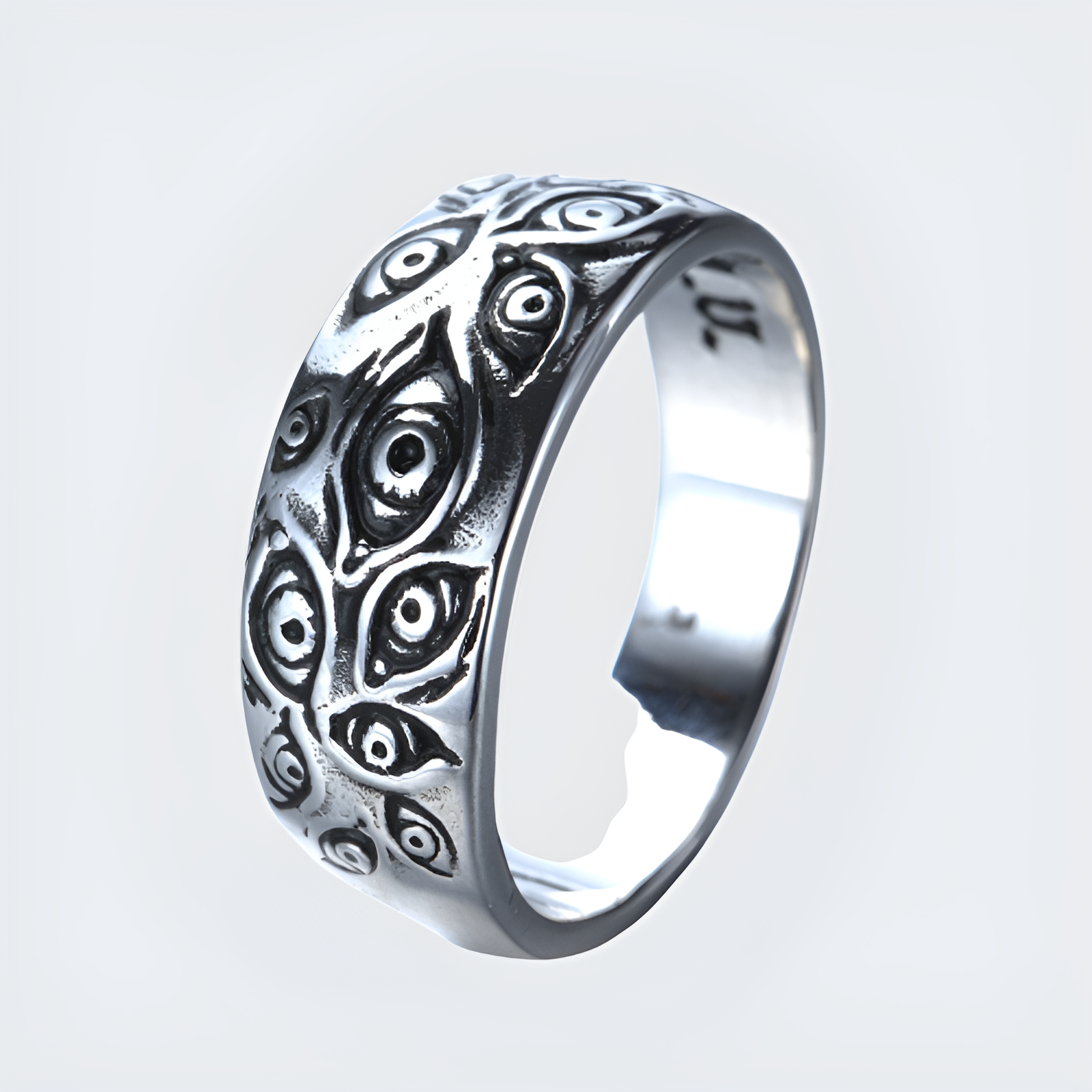 Eyes Silver Ring