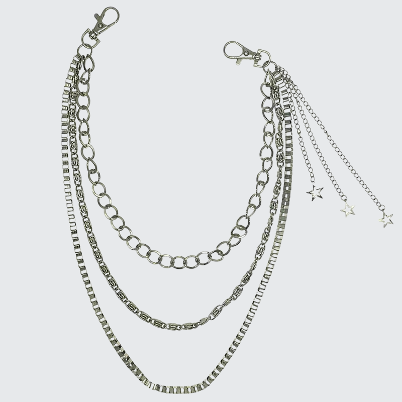 Goth Layered Waist Chain